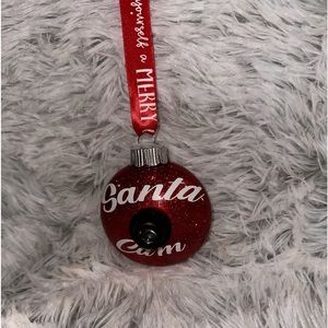Santa cam ornament